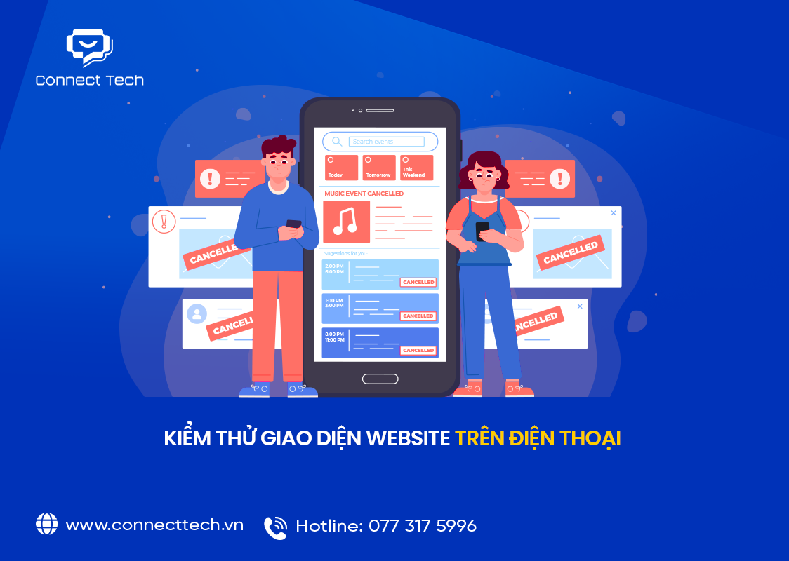 Testing Website Interfaces on Mobile Devices