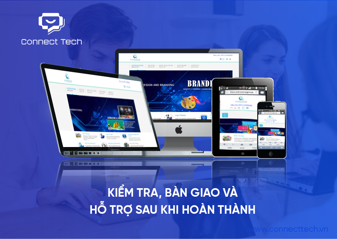 Kiểm tra, bàn giao và hỗ trợ sau khi hoàn thành