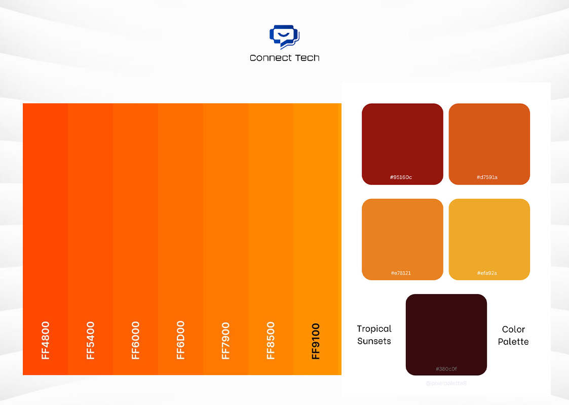 màu sắc website thuộc Nhóm màu nóng