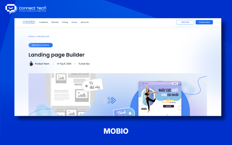 Cách thiết kế landing page bằng Mobio