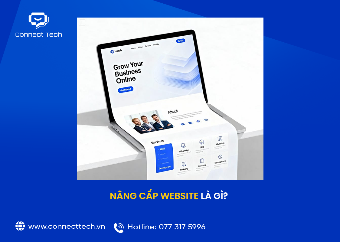 What is a website upgrade?