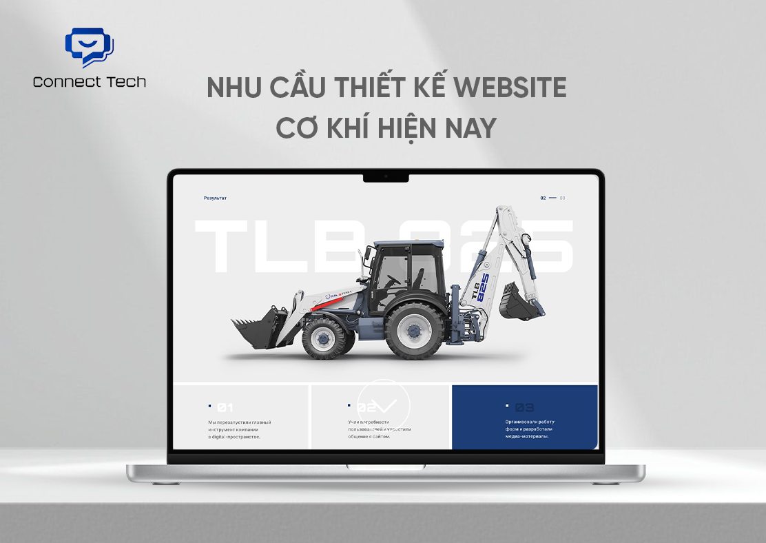 Thực tế nhu cầu thiết kế website cơ khí hiện nay