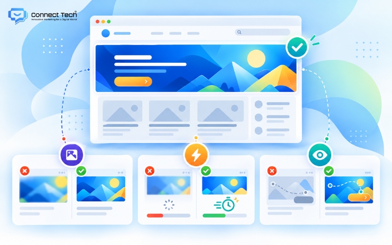 use standard website banner sizes