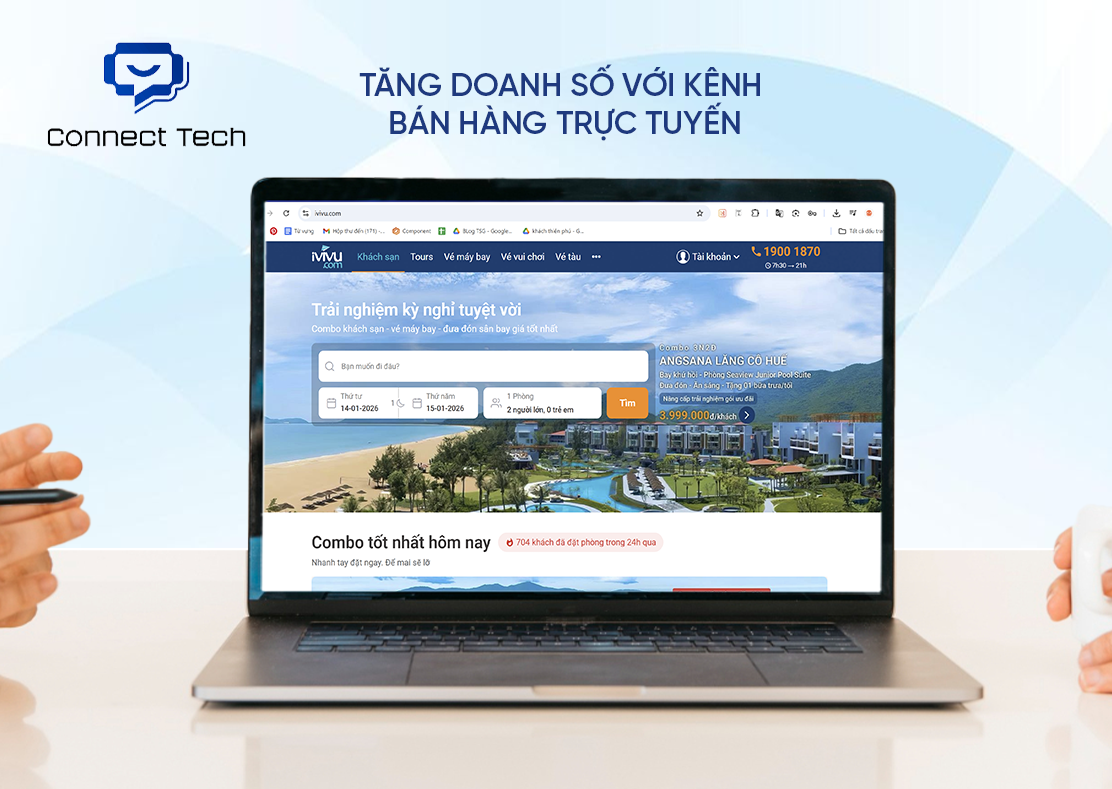 Tăng doanh số với kênh bán hàng trực tuyến