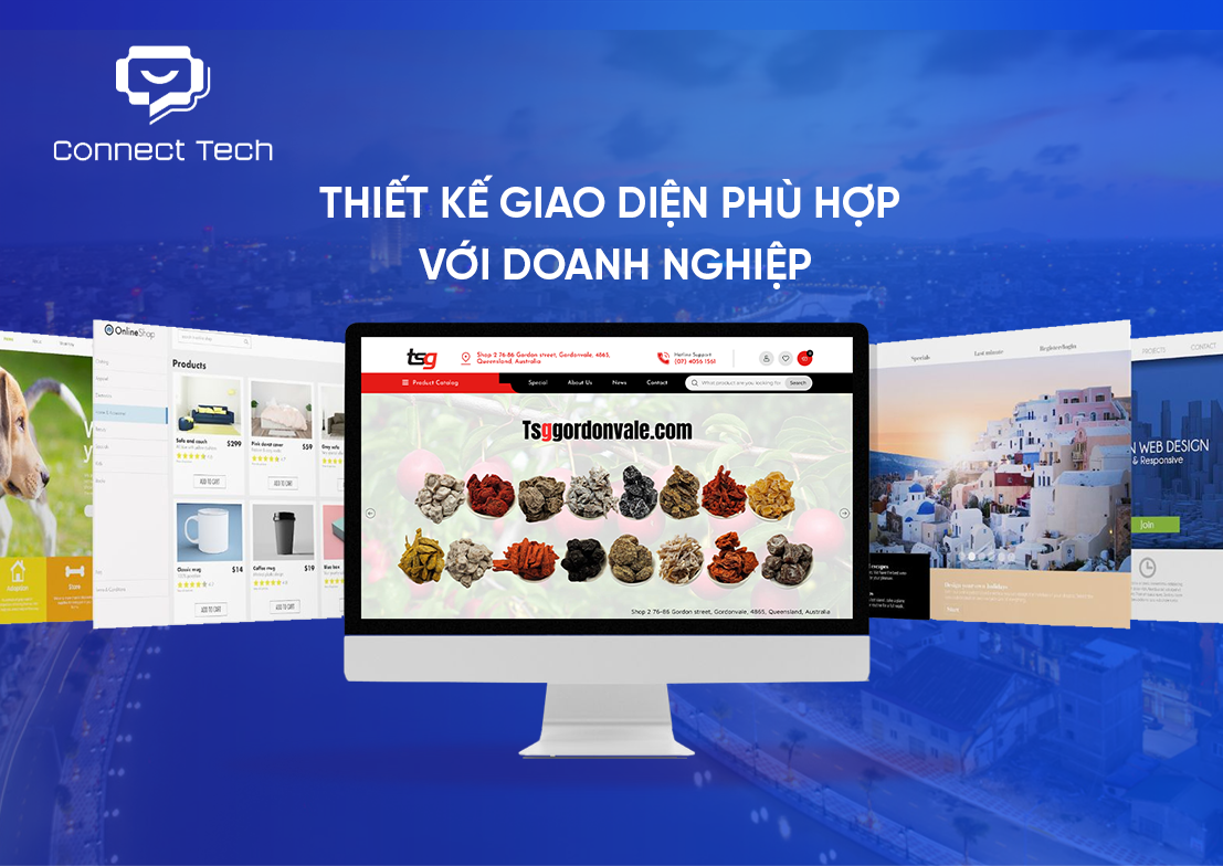  Thiết kế giao diện phù hợp với doanh nghiệp