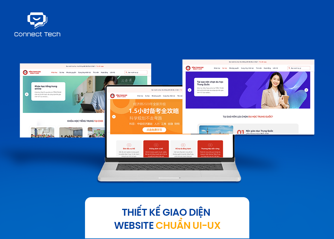 Thiết kế giao diện website chuẩn UI/UX