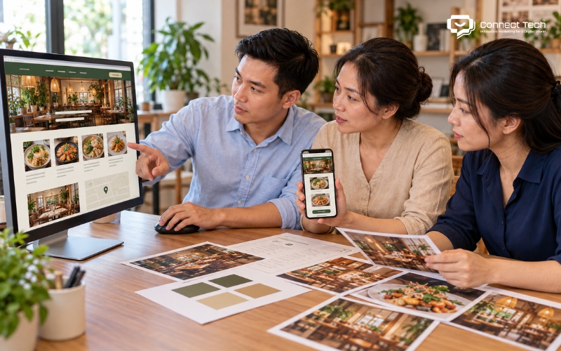 Design the website and prepare the content