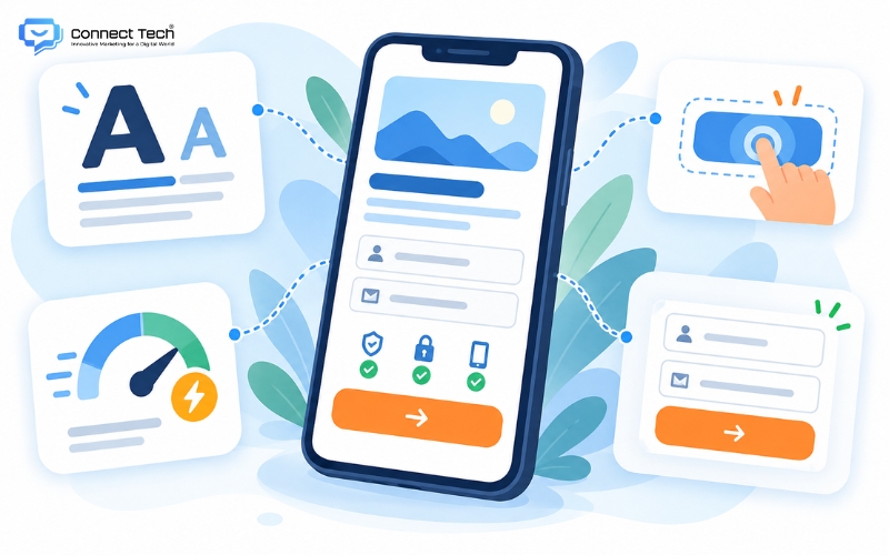 tiêu chuẩn thiết kế mobile friendly