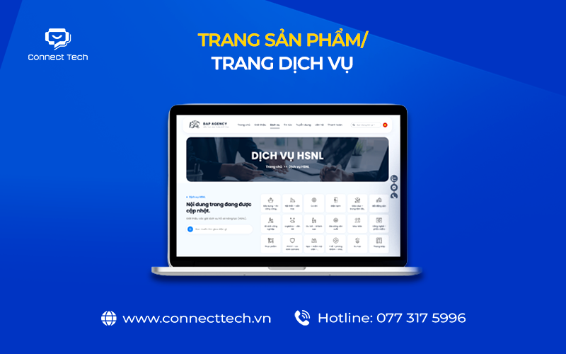 Trang sản phẩm / Dịch vụ