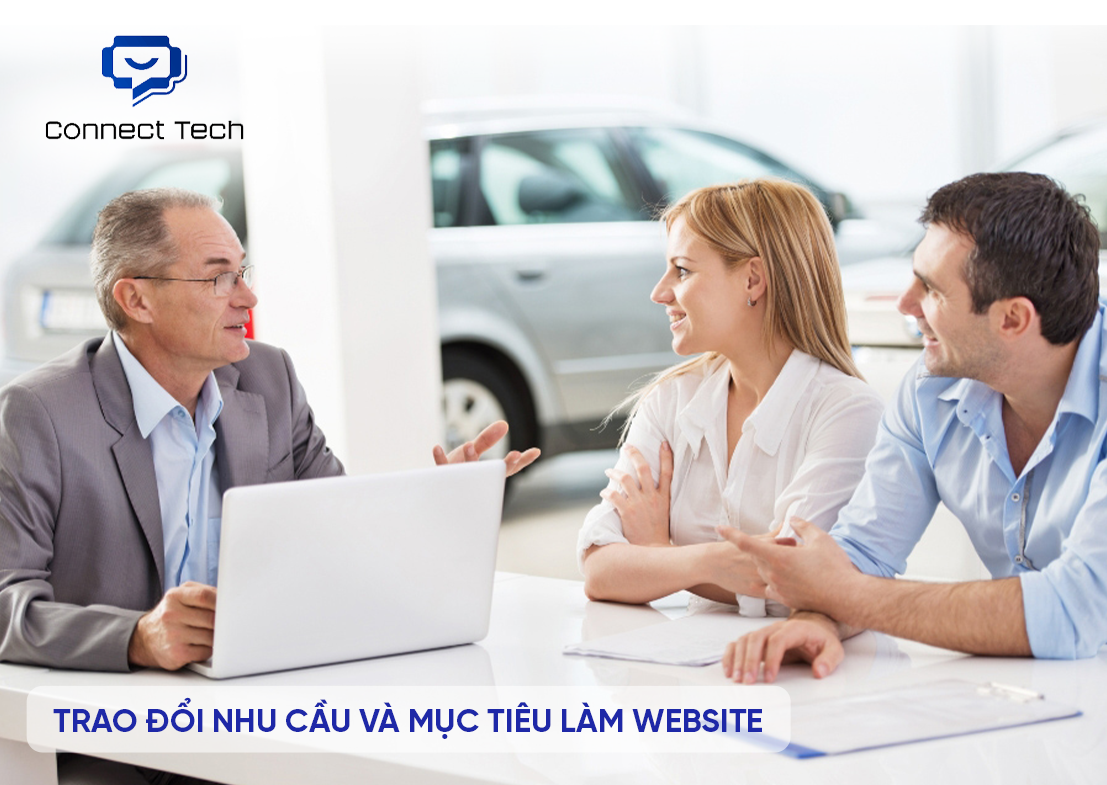 Trao đổi nhu cầu và mục tiêu khi thiết kế website Hải Phòng