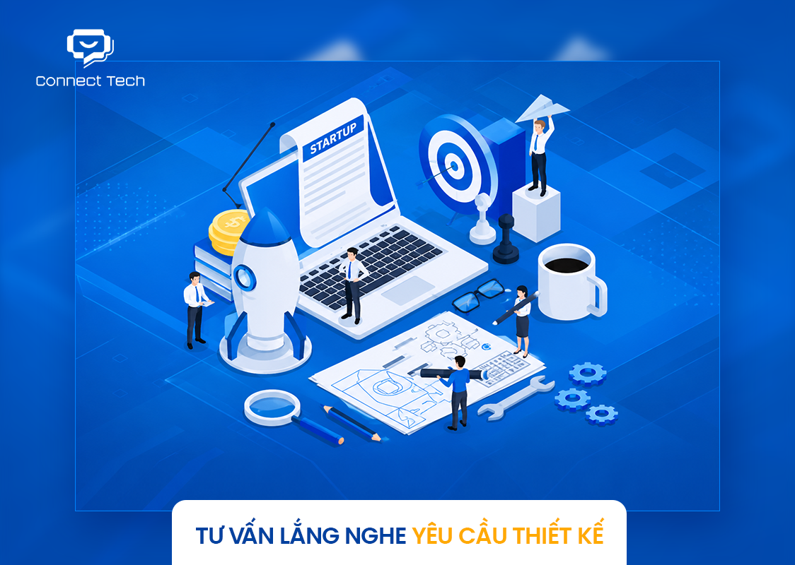 Tư vấn lắng nghe yêu cầu thiết kế website agency