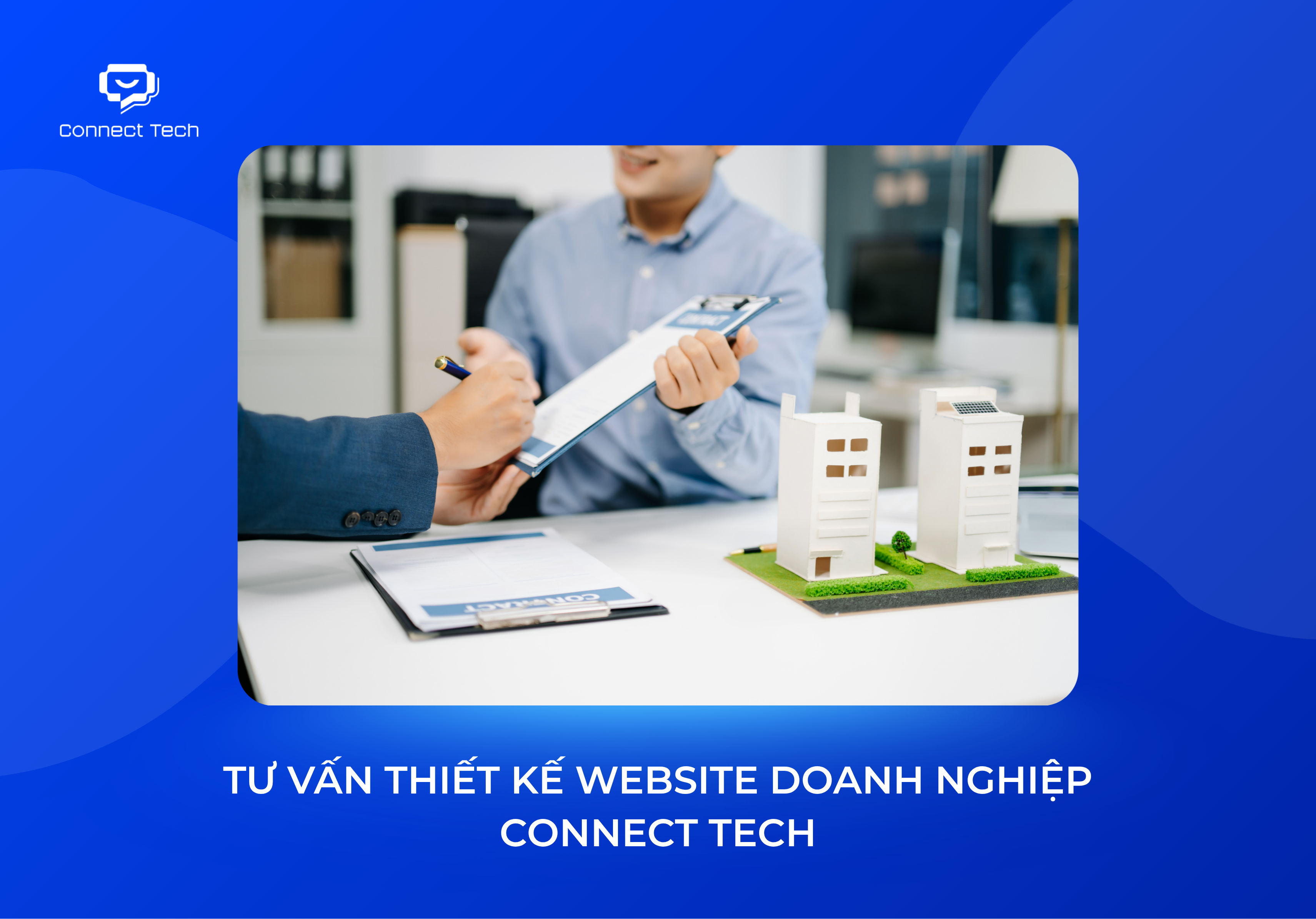 Corporate website design consultation at Connect Tech