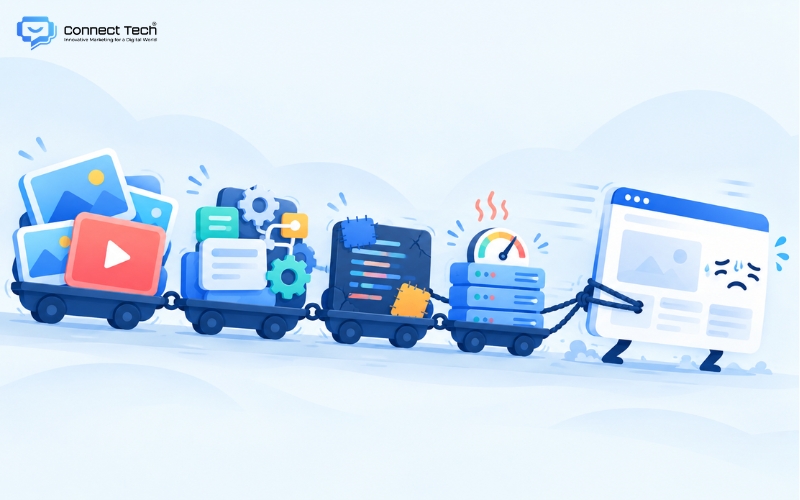 website tải chậm do đâu