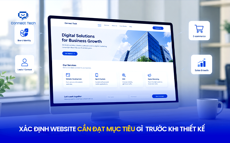Xác định website cần đạt mục tiêu gì trước khi thiết kế