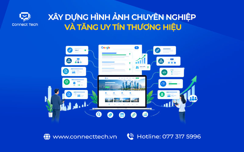 Xây dựng hình ảnh chuyên nghiệp và tăng uy tín thương hiệu