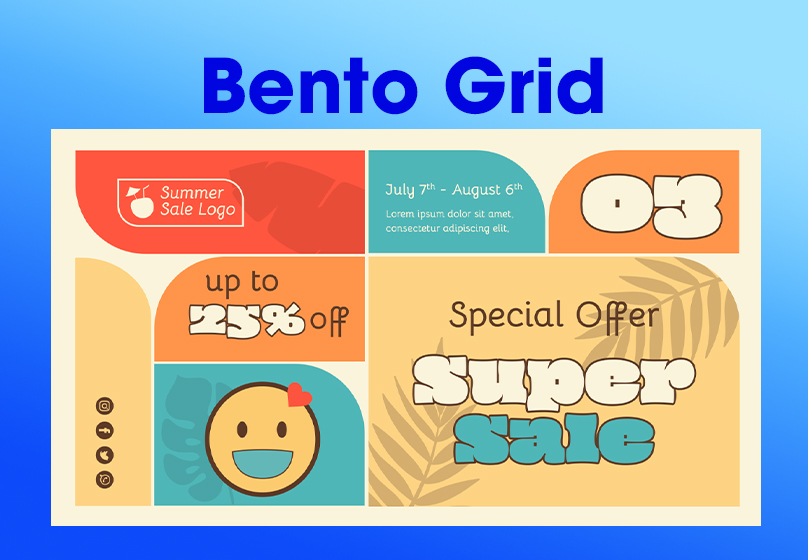 Xu hướng thiết kế website Bento Grid
