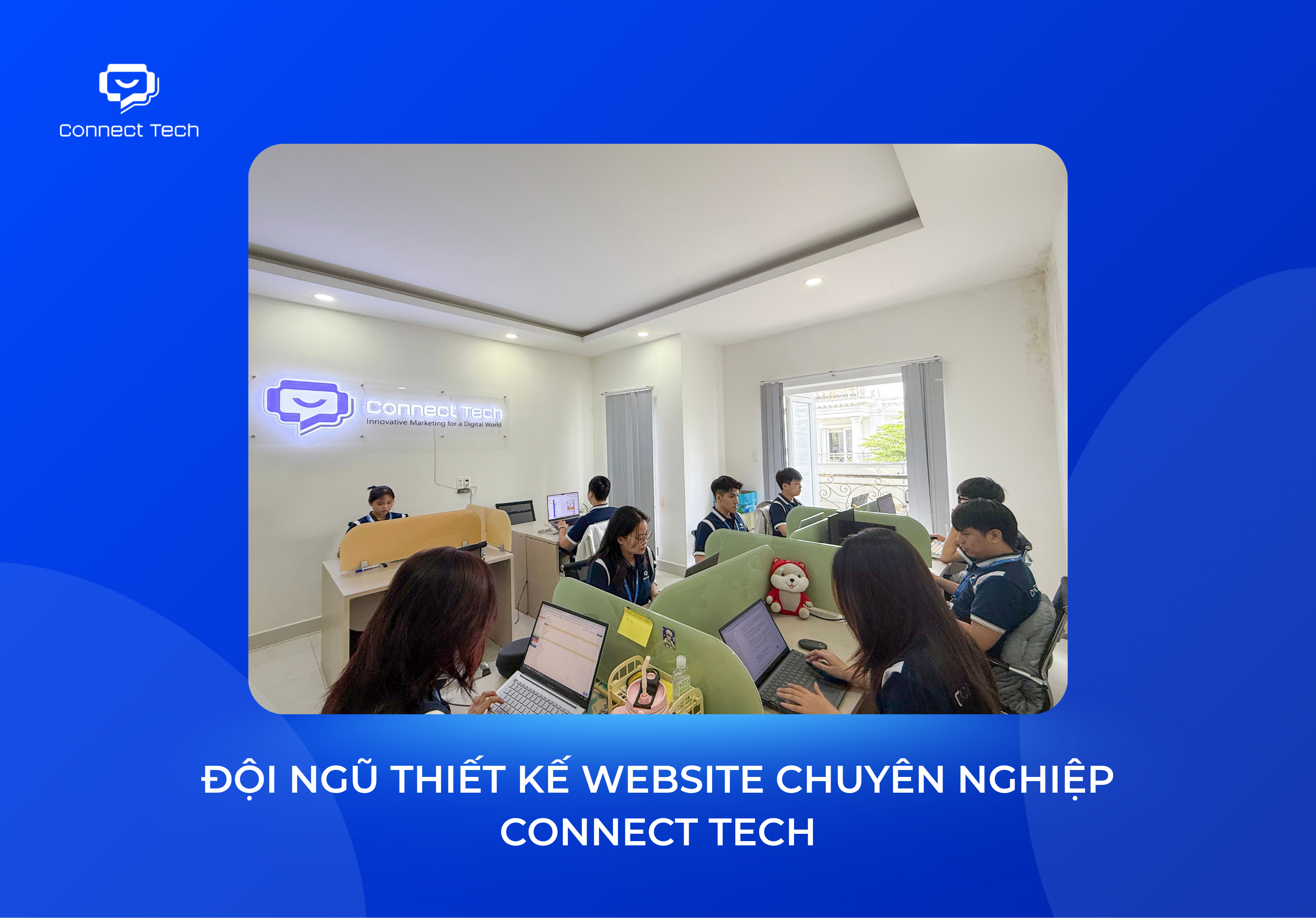 Professional website design team at Connect Tech