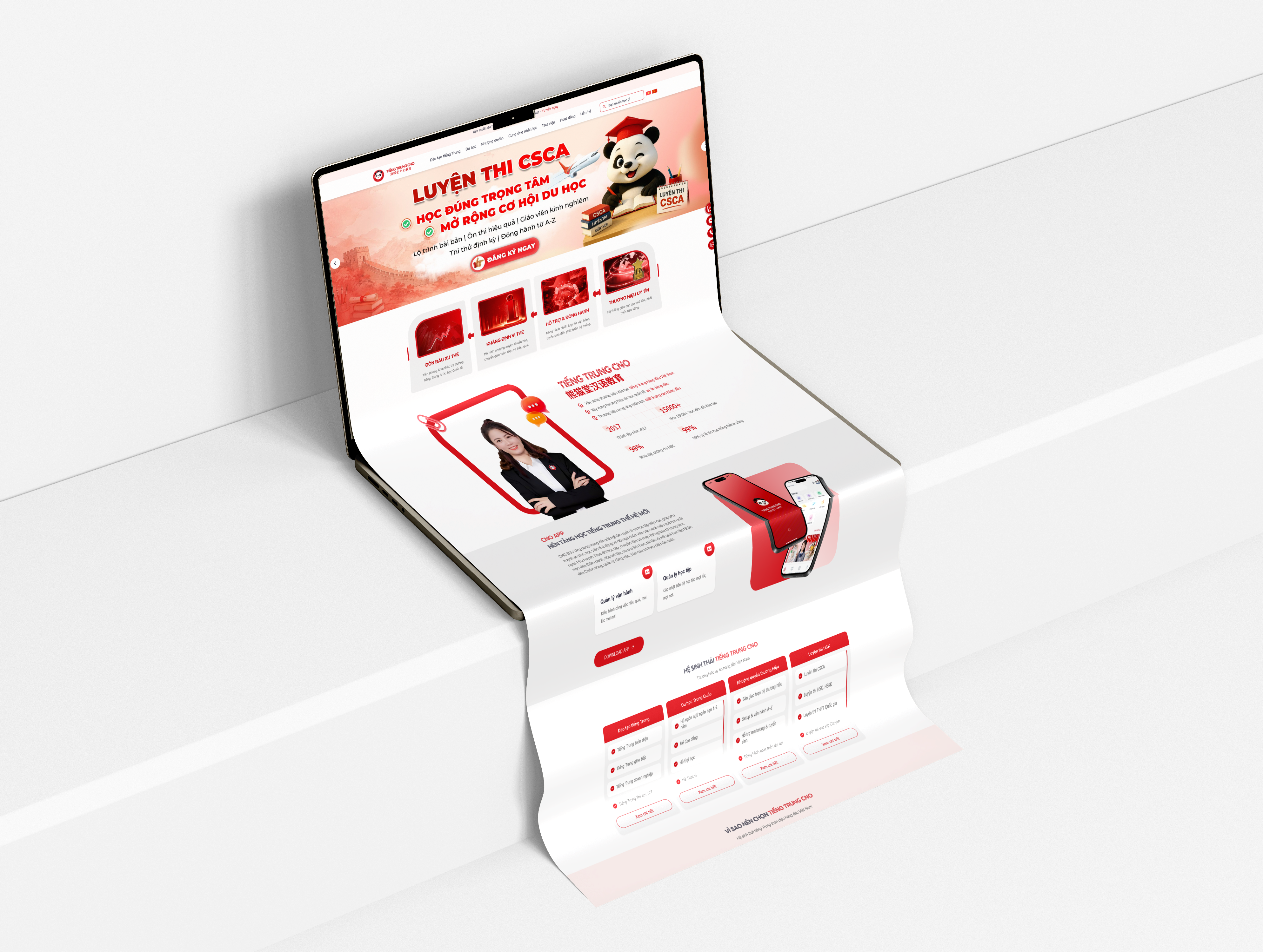 CONNECT TECH DESIGNS CNO WEBSITE TO CONNECT CHINESE LANGUAGE TRAINING, STUDY ABROAD AND FRANCHISING